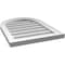 Ekena Millwork Round Top Surface Mount PVC Gable Vent w/ 2"W x 1-1/2"P Brickmould Frame, 18"W x 24"H GVPRT18X2402SN - alternate 4
